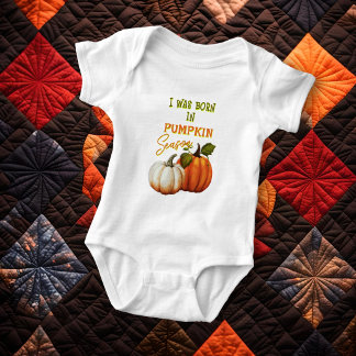 Baby Born in Pumpkin Season Bodysuit