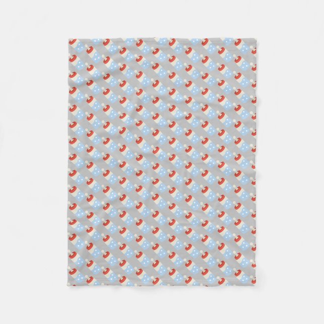 baby bottle fleece blanket (Front)