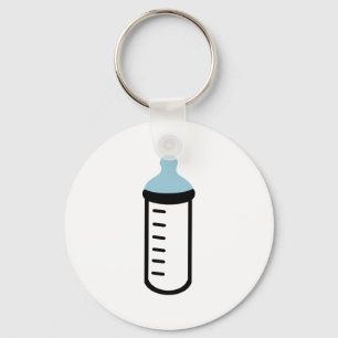 Baby bottle key ring