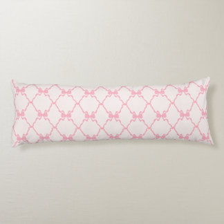 Baby Bow Trellis Pink Bella Ribbon Body Cushion