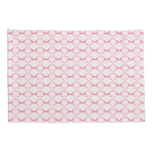 Baby Bow Trellis Pink Bella Ribbon Pillowcase