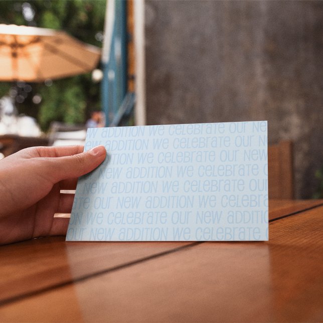 Baby Boy Announcement Postcard (Creator Uploaded)