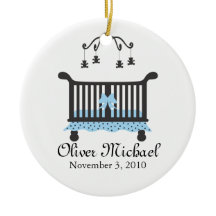 Baby Boy Announcement with Birth Date