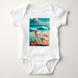 Baby Boy at the Beach Bodysuit