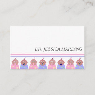 Baby Boy/Baby Girl Paediatrician Business Card