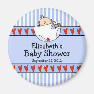Baby Boy Baby Shower Favour Magnet