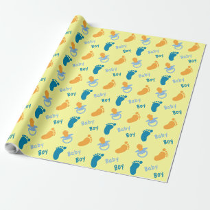 Baby Boy - Baby Shower Wrapping Paper