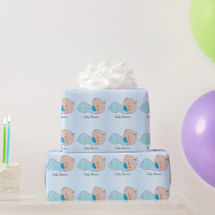 Baby Boy Baby Shower Wrapping Paper