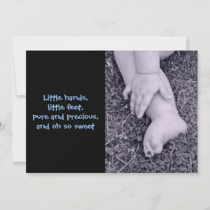 Baby Boy Birth Annoucement Announcement