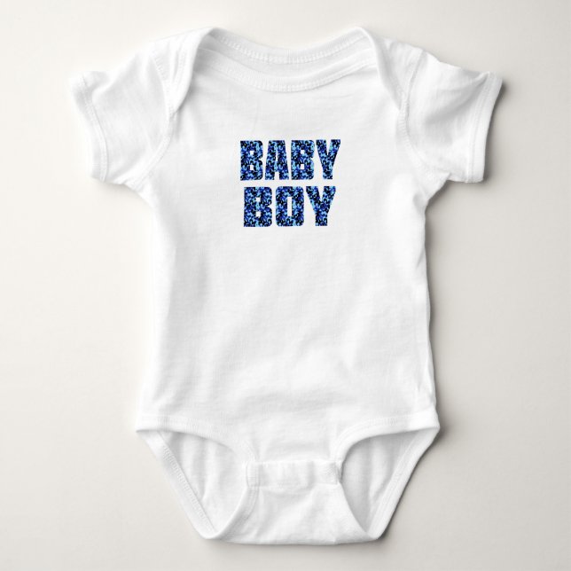 Baby Boy (blue) Bodysuit (Front)