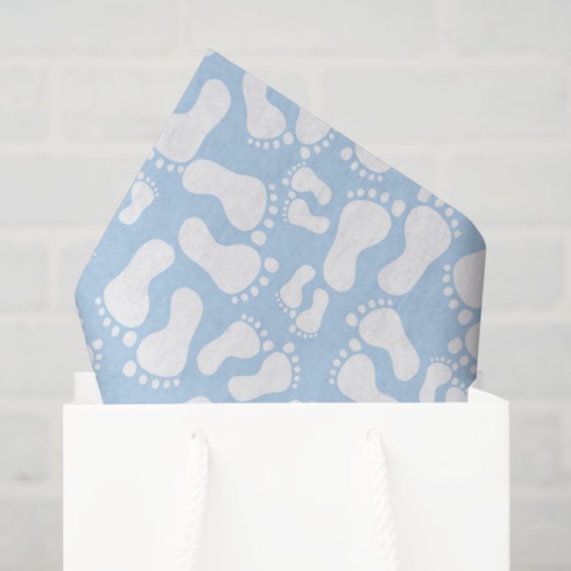 baby boy blue feet tissue paper (Gift Bag)