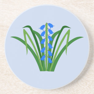 Baby Boy Bluebell Flowers Spring Coaster