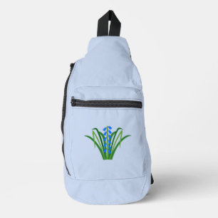 Baby Boy Bluebell Flowers Spring Sling Bag