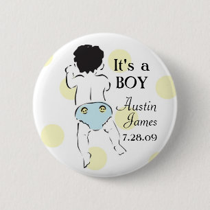 Baby Boy Bottom Button