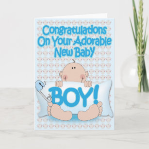 baby boy card