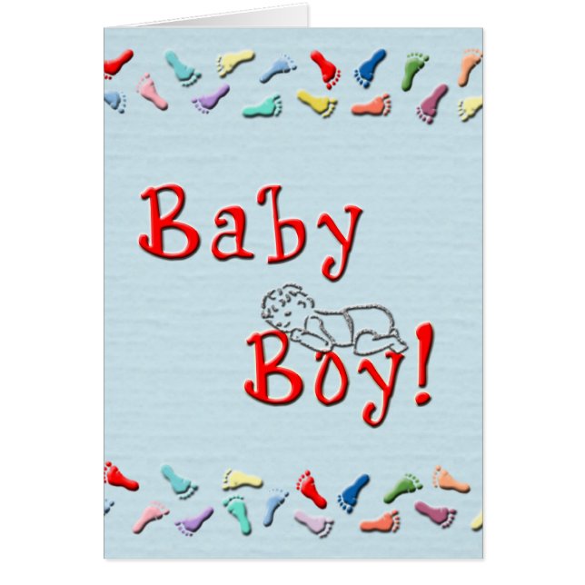 Baby Boy Card (Front)