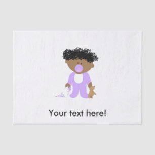 Baby boy cartoon tissue paper