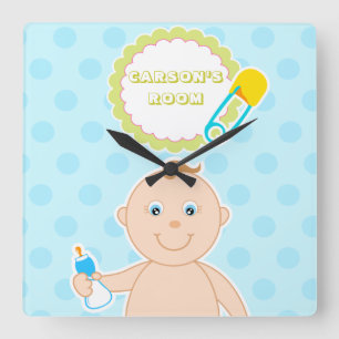 Baby boy clock