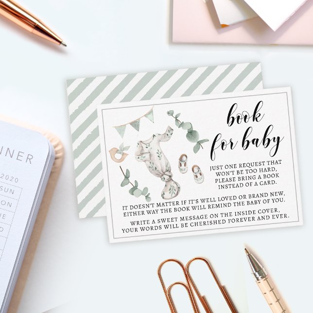 Baby boy clothes boho baby shower enclosure cards (Creator Uploaded)