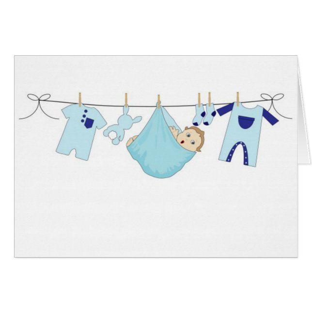 Baby Boy Clothes Line (Front Horizontal)