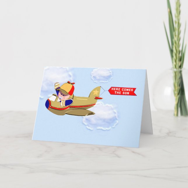 Baby Boy Congrats Card (Front)