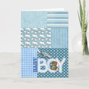 Baby Boy Congratulations Card