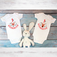 Baby Boy Cute Reindeer First Christmas