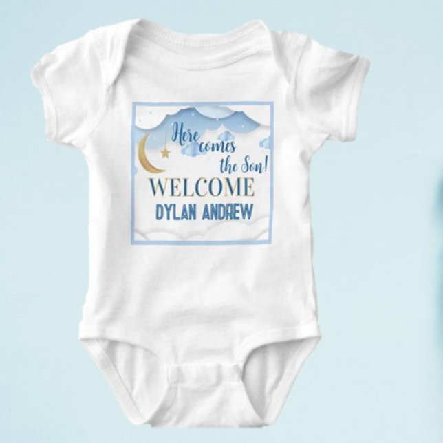 Baby Boy Gift! Welcome him with this Baby Bodysuit (Creator Uploaded)