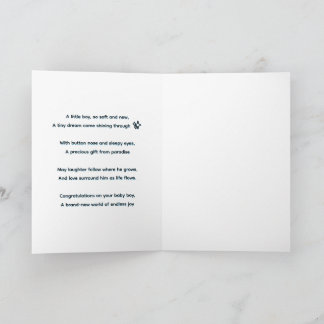 Baby boy Greeting Card