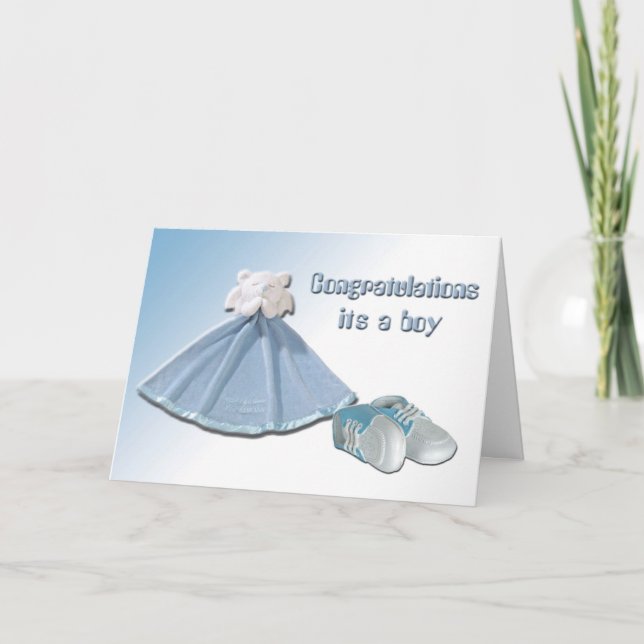 Baby Boy  Greeting Card (Front)