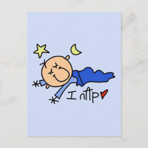 Baby Boy I Nap Postcard