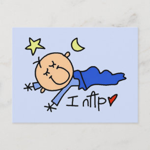 Baby Boy I Nap Postcard