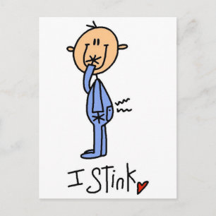 Baby Boy I Stink Tshirts and Gifts Postcard
