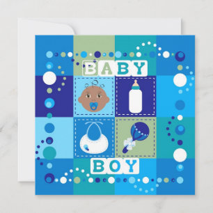 Baby Boy Invitation