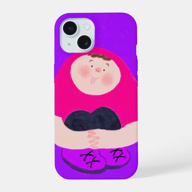 Baby boy iPhone 15 case (Back)