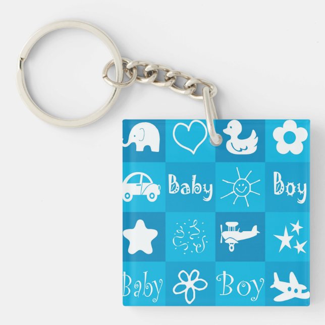 Baby boy key ring (Front)