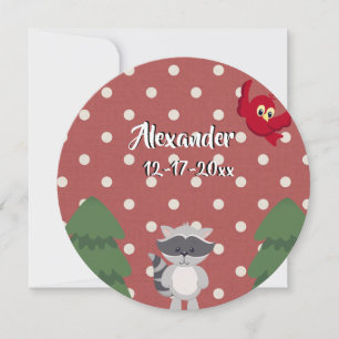 Baby Boy Milestone Card
