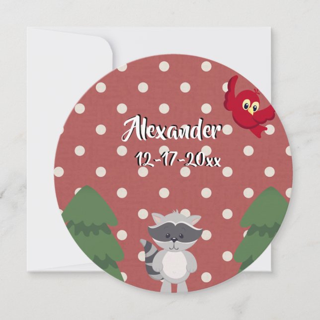 Baby Boy Milestone Card (Front)