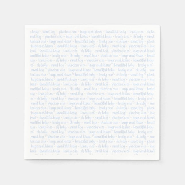 Baby Boy Napkin (Front)