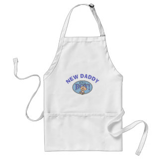 Baby Boy New Daddy Standard Apron