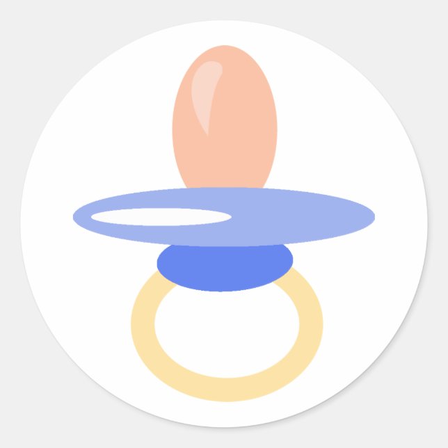 Baby Boy Pacifier Stickers (Front)