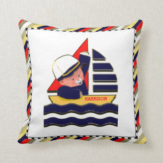 baby boy personalised gift cushion