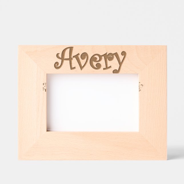 Baby Boy Photo Frame "Avery" – Decoration  (Front)