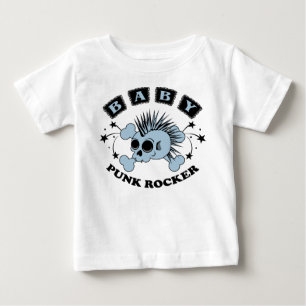 Baby Boy Punk Skull T-Shirt