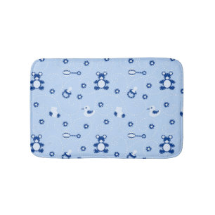 Baby-boy Quilt Pattern Bath Mat