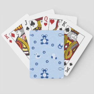 Baby-boy Quilt Pattern Playing Cards