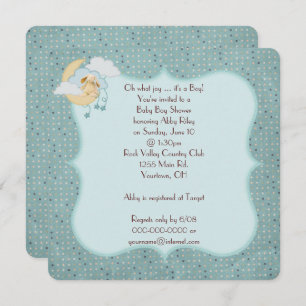 Baby Boy Shower Invitation