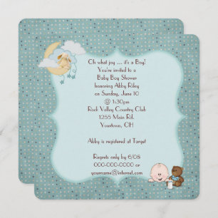 Baby Boy Shower Invitation