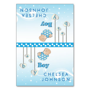 Baby Boy Shower   Place Cards