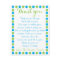 Baby boy shower thank you card from baby